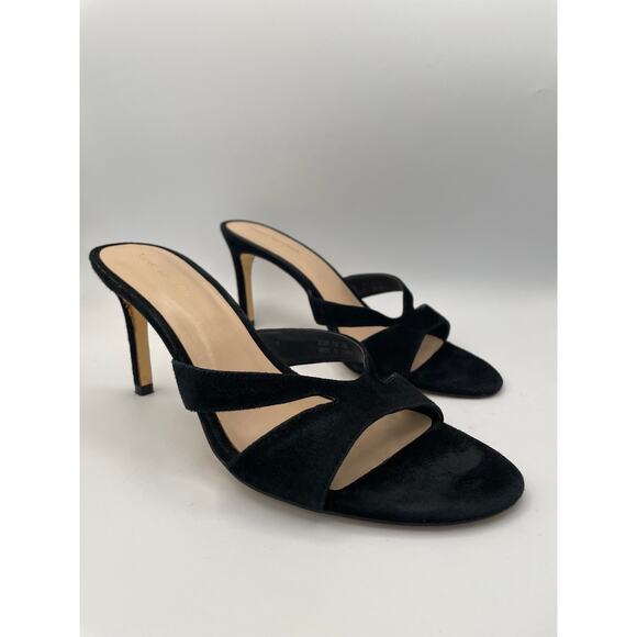 Stuart Weitzman Mariposa Suede Stiletto Sandals – Size 9.5 - Picture 4 of 13